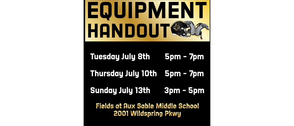 Equipment Handouts!