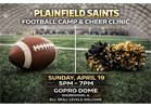 Saints Football Camp & Cheer Clinic